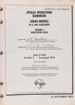 Lot #4179 Apollo 12: Apollo Operations Handbook - Lunar Module (Volume 1) - Image 2