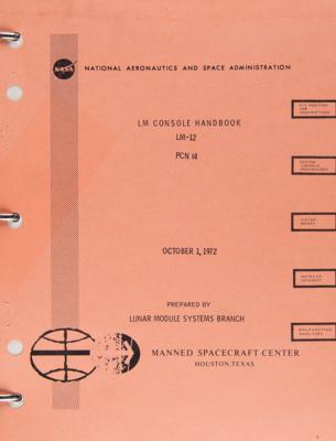 Lot #4338 Lunar Module Console Handbook - Image 2