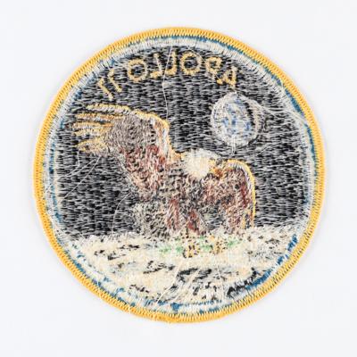 Lot #4151 Apollo 11 'Biological Isolation Garment' Crew Patch by Texas Art Embroidery - Image 2