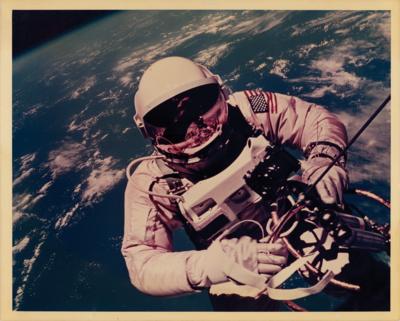 Lot #4058 Gemini IV: Edward H. White II Original Vintage NASA Photograph - Image 1