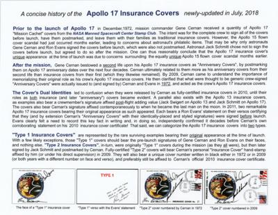 Lot #4306 Gene Cernan's Apollo 17 Anniversary Cover - Image 4