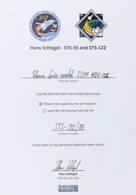 Lot #4368 Hans Schlegel's STS-122 Flown Casio Marlin Wristwatch - Image 6
