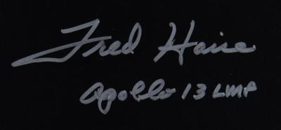 Lot #4238 Fred Haise and Jack Lousma Signed Apollo 13 Panoramic Print - Image 3