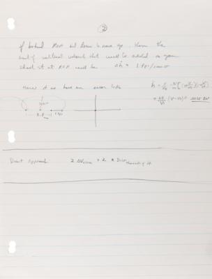 Lot #4027 Gordon Cooper's Handwritten Training Notes (12 pages) for the Gemini 5 Mission - Image 3