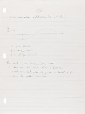 Lot #4027 Gordon Cooper's Handwritten Training Notes (12 pages) for the Gemini 5 Mission - Image 4