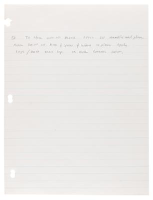 Lot #4027 Gordon Cooper's Handwritten Training Notes (12 pages) for the Gemini 5 Mission - Image 7