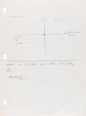 Lot #4027 Gordon Cooper's Handwritten Training Notes (12 pages) for the Gemini 5 Mission - Image 8