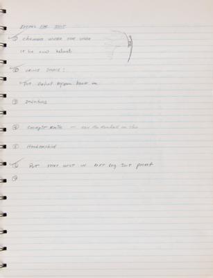 Lot #4005 Gordon Cooper’s Mercury-Atlas 9 Notebook - Over 20 Pages of Handwritten Notes and Sketches for the Faith 7 Capsule - Image 6