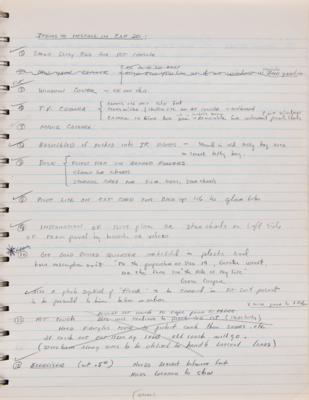 Lot #4005 Gordon Cooper’s Mercury-Atlas 9 Notebook - Over 20 Pages of Handwritten Notes and Sketches for the Faith 7 Capsule - Image 8
