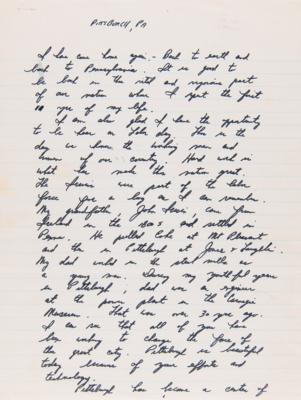 Lot #4259 Jim Irwin Handwritten 'Labor Day' Speech from the Apollo 15 Post-Flight Tour - Image 2