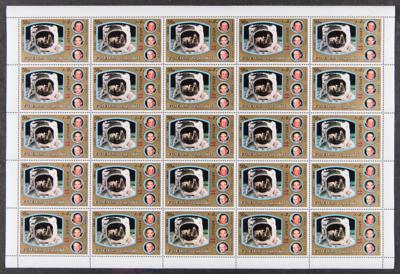 Lot #4253 Stuart A. Roosa's Collection of Project Apollo Stamps - Image 2