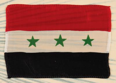 Lot #4367 Stuart A. Roosa's Iraqi Flag from the Apollo-Soyuz Test Project (Attested as Flown by Roosa's Daughter) - Image 2