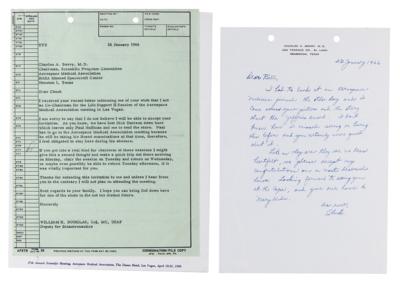 Lot #4012 Project Mercury: William K. Douglas Correspondence Archive of (100+) Letters - Containing TLSs from John Glenn, Robert Gilruth, Henry Luce, and Many Others - Image 6