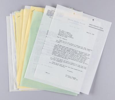 Lot #4012 Project Mercury: William K. Douglas Correspondence Archive of (100+) Letters - Containing TLSs from John Glenn, Robert Gilruth, Henry Luce, and Many Others - Image 8