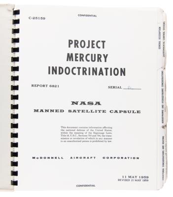 Lot #4010 Scott Carpenter's 'Project Mercury Indoctrination' NASA Manual - Image 2