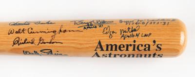 Lot #4315 Astronauts (18) Signed Baseball Bat with Moonwalkers, including Aldrin, Bean, Scott, and Cernan - Image 2