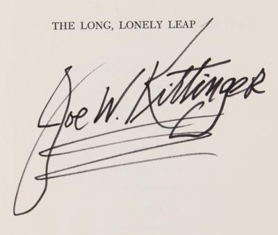 Lot #4424 Joe Kittinger Signed Book - The Long, Lonely Leap - Image 2