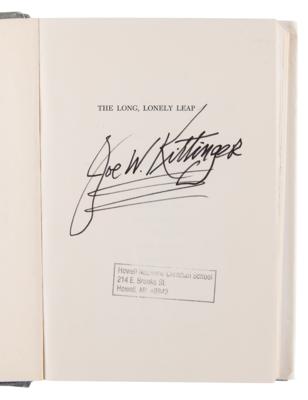 Lot #4424 Joe Kittinger Signed Book - The Long, Lonely Leap - Image 4