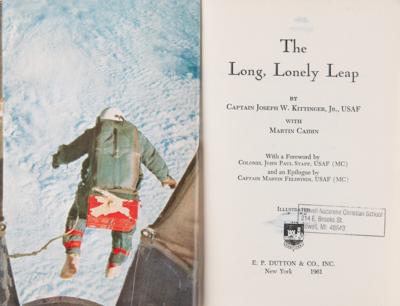 Lot #4424 Joe Kittinger Signed Book - The Long, Lonely Leap - Image 5