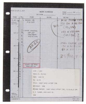 Lot #4364 Apollo-Soyuz: Ron Epps' Mission Control Console Binder - Image 11
