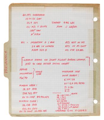 Lot #4364 Apollo-Soyuz: Ron Epps' Mission Control Console Binder - Image 6