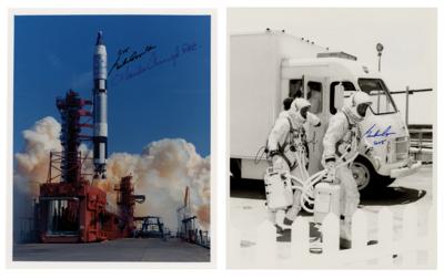 Lot #4043 Gemini 5 (2) Signed Photographs - Image 1