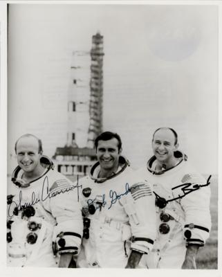 Lot #4178 Apollo 12 Crew-Signed Photograph