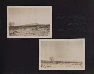 Lot #4420 Wright Brothers: Original c. 1908–1909 Photo Album by Jimmy Hare, with First Published Photos of Wright Flyer - Image 2