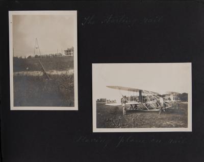 Lot #4420 Wright Brothers: Original c. 1908–1909 Photo Album by Jimmy Hare, with First Published Photos of Wright Flyer - Image 3