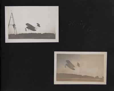 Lot #4420 Wright Brothers: Original c. 1908–1909 Photo Album by Jimmy Hare, with First Published Photos of Wright Flyer - Image 4