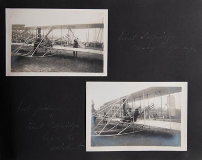 Lot #4420 Wright Brothers: Original c. 1908–1909 Photo Album by Jimmy Hare, with First Published Photos of Wright Flyer - Image 9