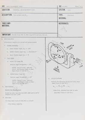 Lot #4321 Apollo Guidance Computer and Navigation Manufacture and Familiarization Manuals (4) - Image 10