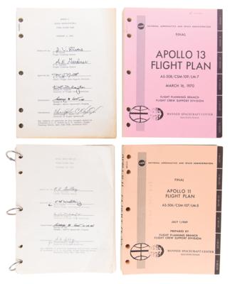 Lot #4322 Apollo 8, 9, 11, and 13 Final Flight Plans (4) - Image 1