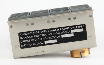 Lot #4346 Apollo Command Module Master Caution and Event Annunciator Panel - Image 5