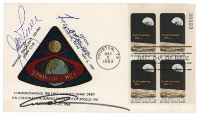 Lot #4064 Apollo 8 Crew-Signed First Day Cover