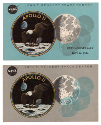 Lot #4107 Apollo 11 VIP Launch Badge Original Artwork - Image 2