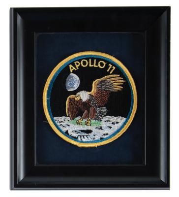 Lot #4111 Neil Armstrong's Apollo 11 'Biological Isolation Garment' Crew Patch by Texas Art Embroidery - Image 2