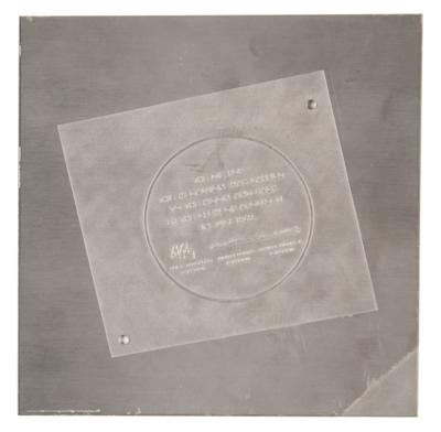Lot #4122 Apollo 11 Medallion Die Proof Strike and (3) Original Negatives - Image 2
