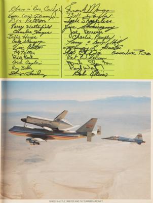 Lot #4370 Deke Slayton's Multi-Signed NASA Retirement Booklet - Image 2