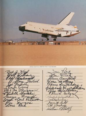 Lot #4370 Deke Slayton's Multi-Signed NASA Retirement Booklet - Image 3