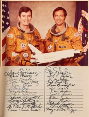 Lot #4370 Deke Slayton's Multi-Signed NASA Retirement Booklet - Image 4