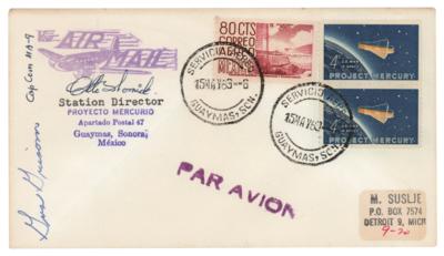 Lot #4016 Gus Grissom Signed Project Mercury Air Mail Cover - Image 1