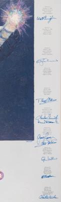Lot #4309 Astronauts (24) Multi-Signed Limited Edition Print by Alan Bean - 'Reaching for the Stars' - Image 3