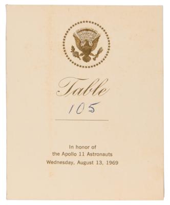 Lot #4137 Apollo 11 (6) Items from President Nixon's State Dinner - Image 4