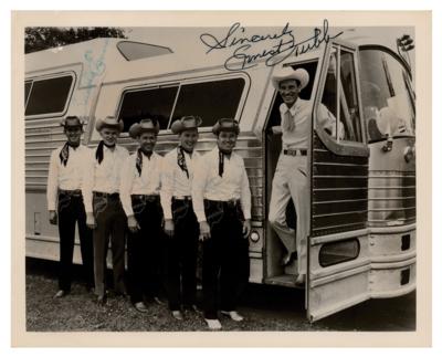 Lot #629 Ernest Tubb and the Texas Troubadours Signed Photograph - Image 1