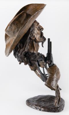 Lot #270 William F. 'Buffalo Bill' Cody: Mark Hopkins Limited Edition Bronze Sculpture - Image 3