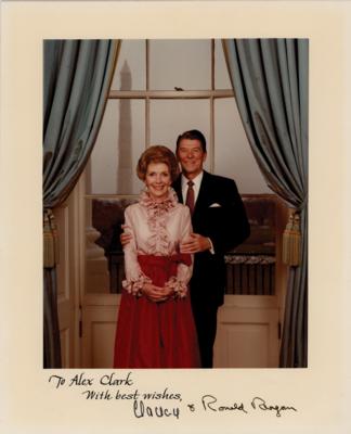 Lot #170 Ronald and Nancy Reagan Signed Photograph - Image 1