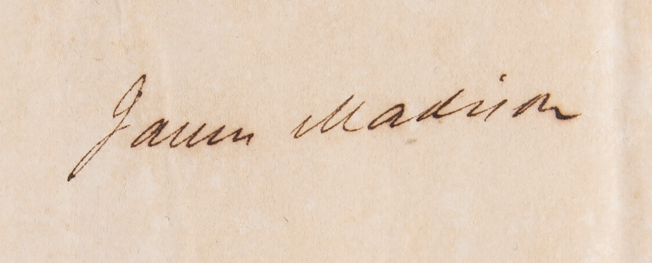 Lot #143 James Madison Document Signed as President - Image 2
