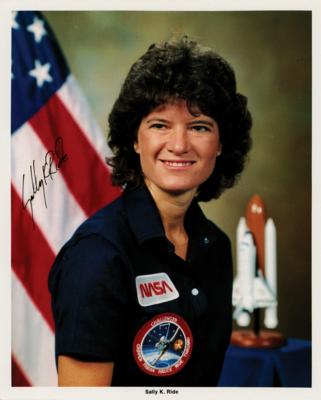 Lot #546 Sally Ride Signed Photograph