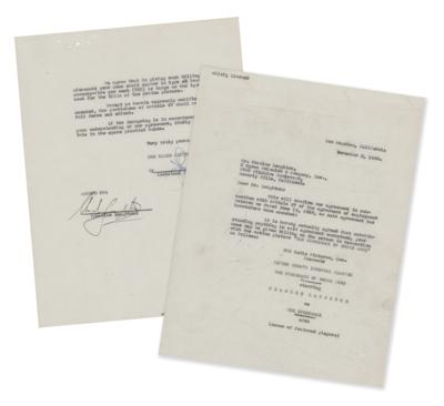 Lot #767 Charles Laughton Document Signed for 'The